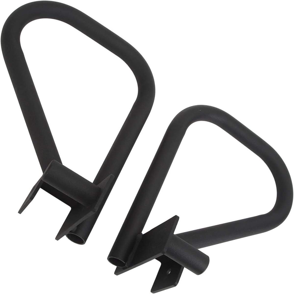 Dip Bar Bevestiging - Krachtstation Accessoire - Krachttraining Thuis - Verstelbare Hoogte en Hoek - 3320 g - Zwart