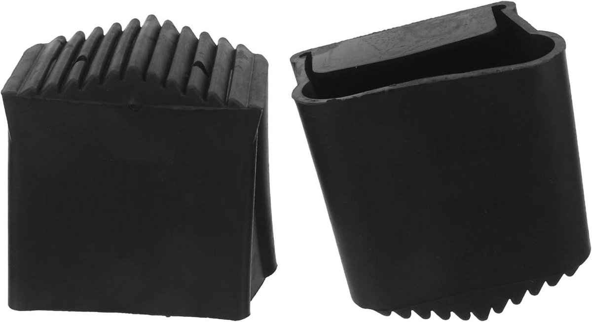 Antislip Voetjes Ladder - Ladderdoppen Veiligheidspads - Stabiliteit Verhogen - Vloer Bescherming - 65 cm - Zwart