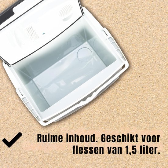 AHD® Koelbox Elektrisch - Compressor Koelbox - Elektrische Koelbox 12 en 230 Volt - Zwart - 31cm x 43cm x 37cm van Ahd — afbeelding 3