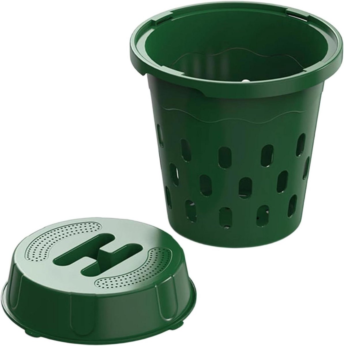 Ondergrondse Wormencomposter - Compostbak Tuin - Bodemverbetering - Geventileerde Bodem - 26 cm Hoog - Groen