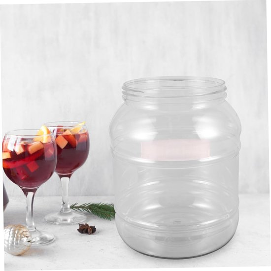 Emmer Sneeuwmachine - Ijsmachine Accessoire - Drankkoeling - Grote Capaciteit - 3L - Transparant — afbeelding 4