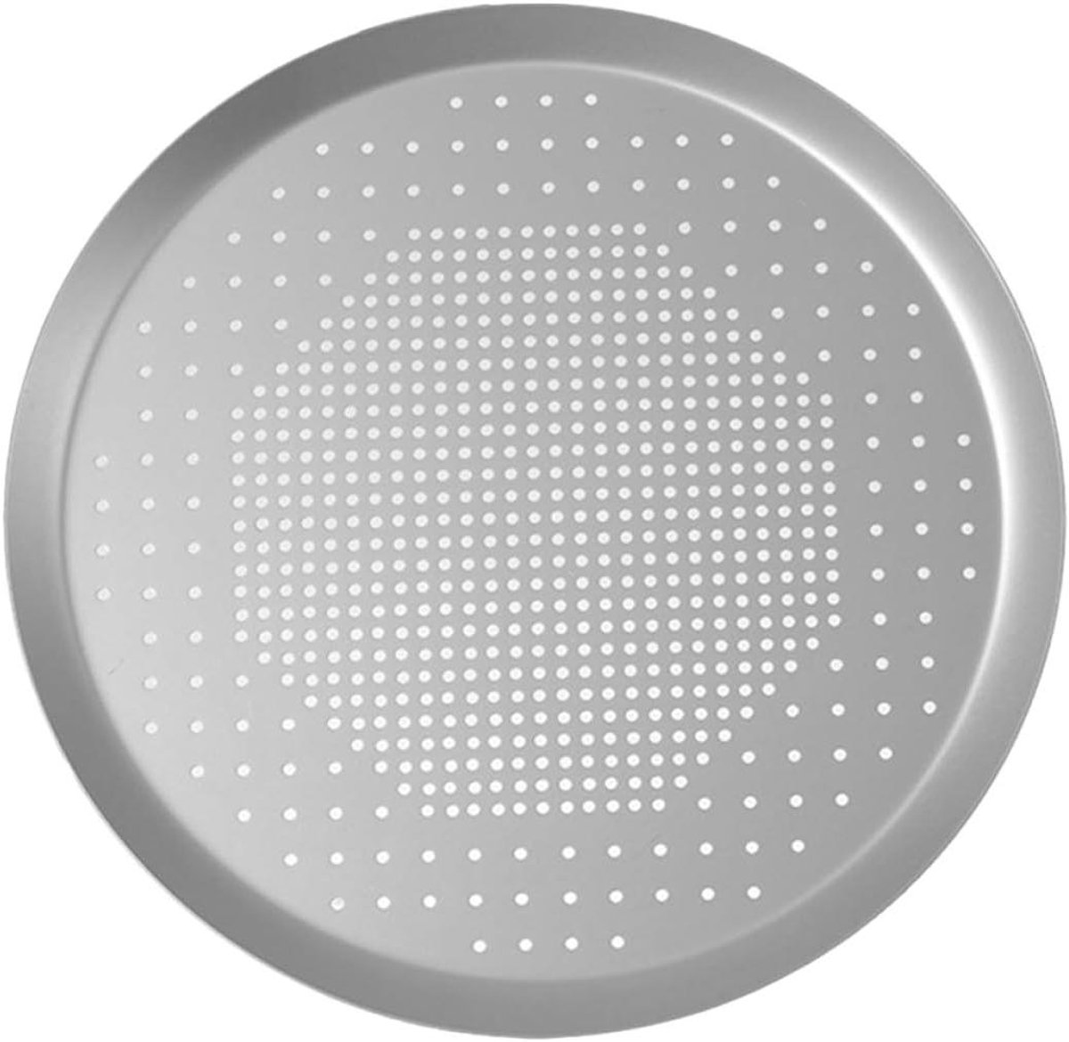 Aluminium Bakplaat Pizza Pan Bakblik Pizza Bakken Snelle Warmtegeleiding 21x21x1.3CM Zilver