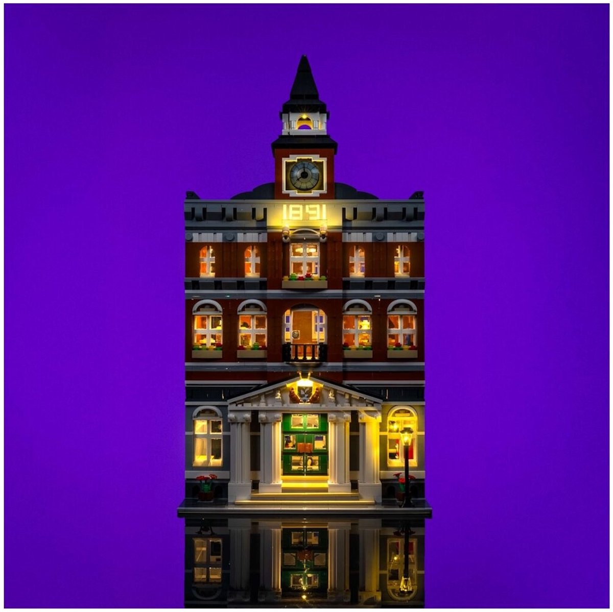 LMB 2.0 Verlichtingsset geschikt voor LEGO® 10224 Creator Stadhuis Verlichtingsset