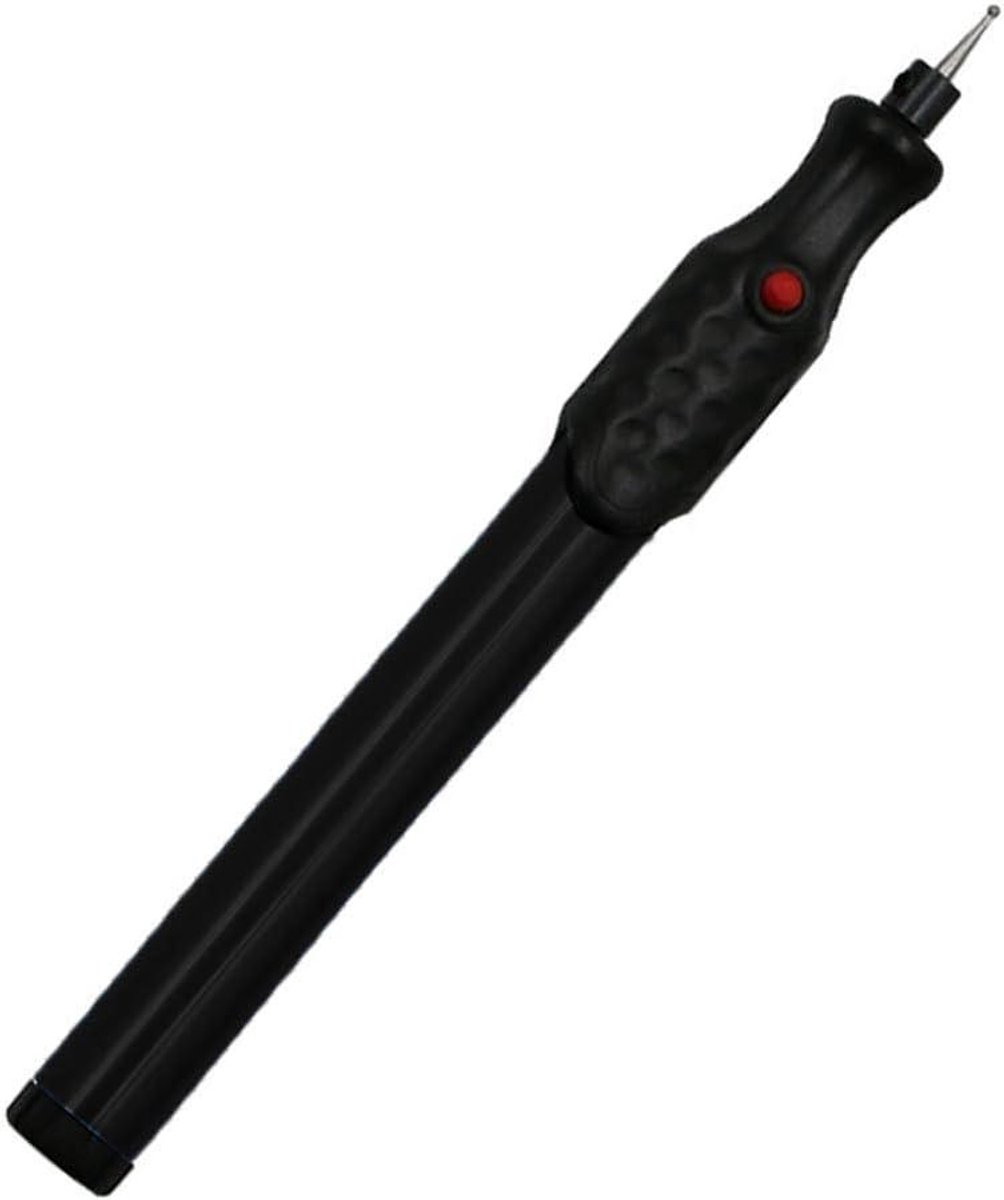 Elektrische Graveur Pen - Ets Tool - DIY Projecten - Aluminium en Diamant - 16 cm Lengte - Zwart