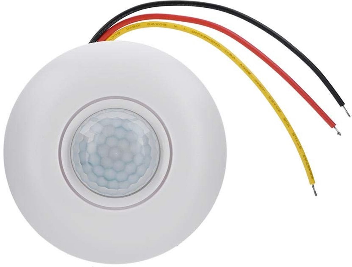 Dailygoody - 12V Bewegingssensor - 360 Graden Detectie - Energiezuinig - Geschikt voor Corridors en Badkamers - Automatische Lichtschakelaar - In