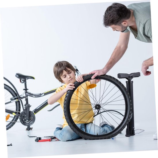 Fietspomp - Luchtpomp Handpomp - Banden Oppompen - Hoge Druk - 33cm - Zwart — afbeelding 2