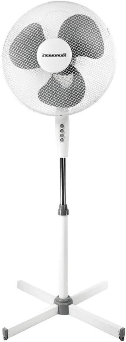 Staande ventilator - Torenventilator - Ruimte Koelen - 3 Snelheden - 438 x 107 x 51 cm - Wit Grijs