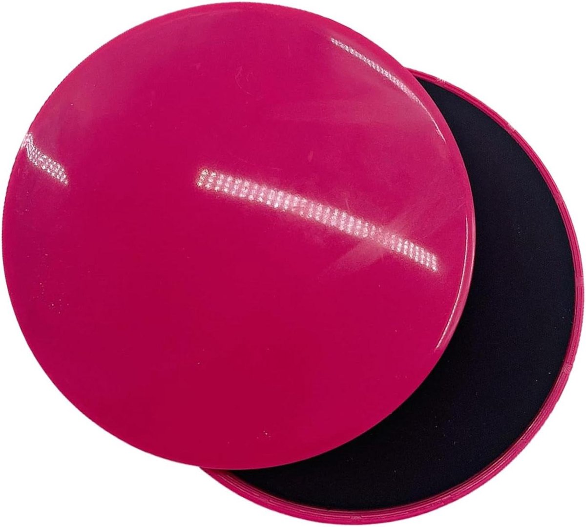 Fitness Glijders - Glijpads Trainingsschijven - Kerntraining Verbeteren - Dubbelzijdig Antislip - 17 cm diameter - Roze