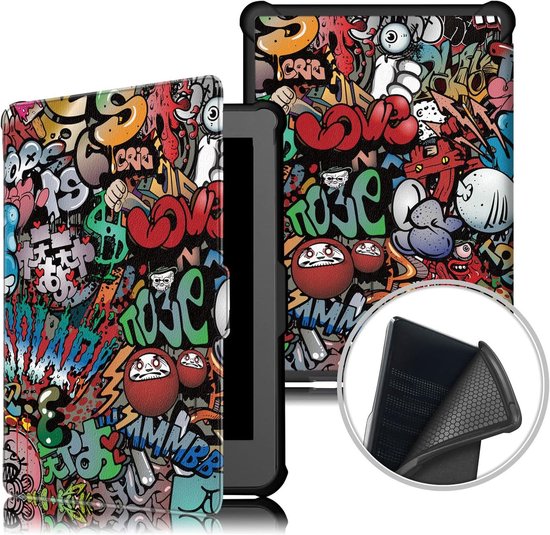 Kobo Clara HD Hoes - E-reader Cover - Bescherming E-reader - Smart Auto Sleep-Wake - 6 inch - Zwart van Kobo — afbeelding 4