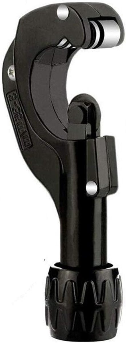 SnelShoppen - Heavy Duty Buis Cutter voor PVC, Staal, Koper en Aluminium - Snijcapaciteit 3-35mm - Inclusief Reserveblad en Ontbraamtool - Zwart