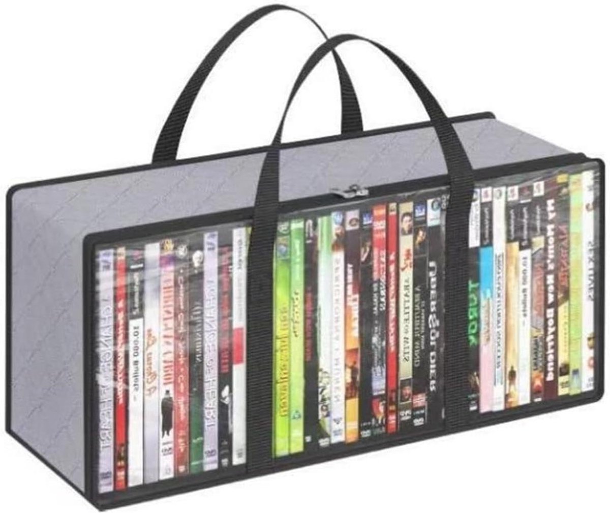 CD hoezen - Dvd mappen - Media opslag - Stofbescherming - Grote capaciteit - Grijs