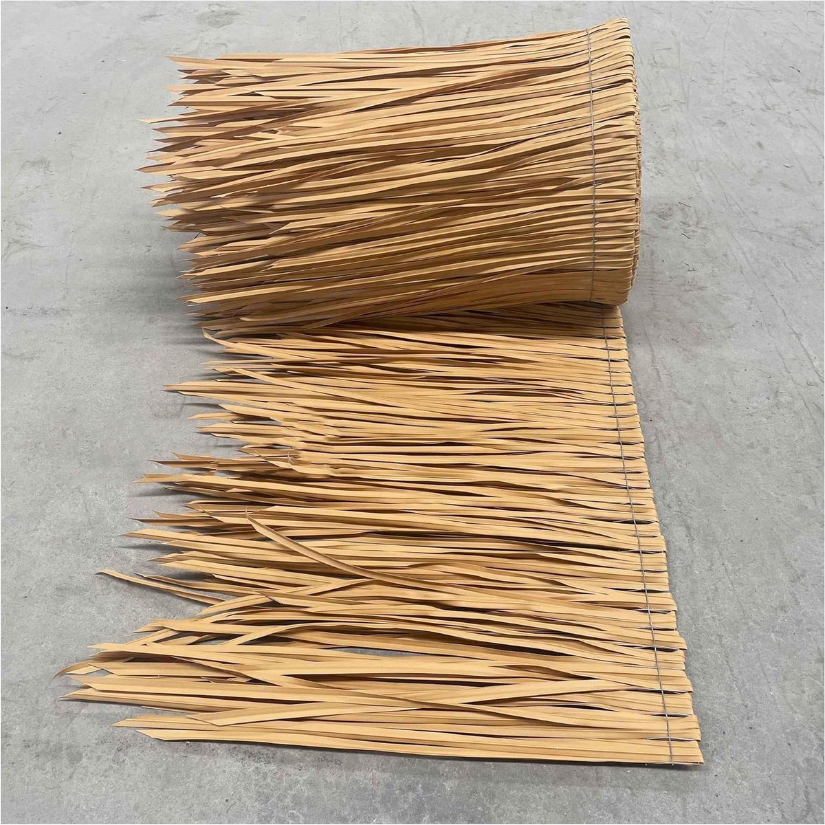 Rieten Dakbedekking - Stro Rollen - Tuin Decoratie - Onderhoudsvrij - 50 cm breed - Geel
