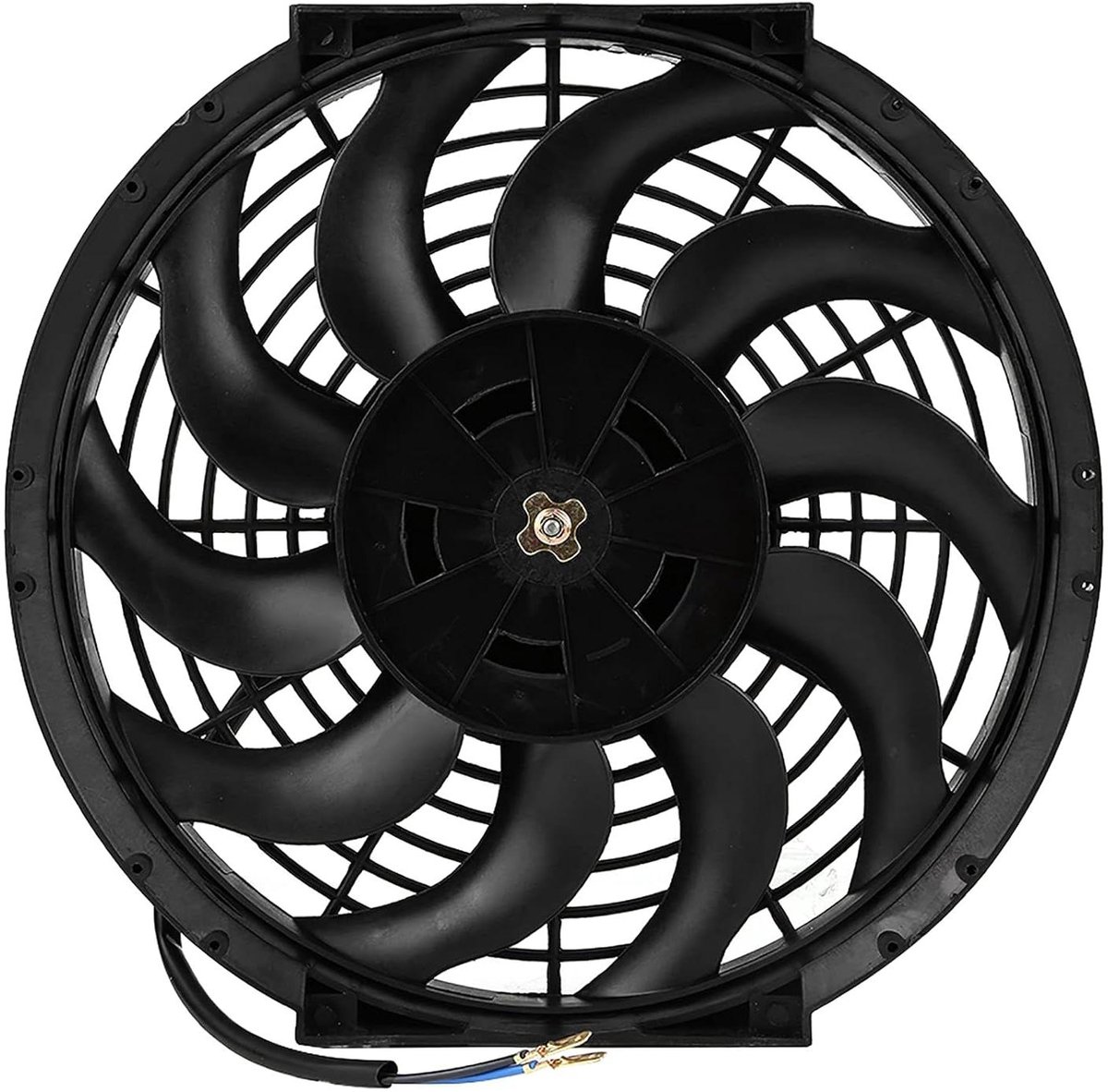 Universele Motorkoeler - Slanke Ventilator - Motor Koelen - Ultraslank Ontwerp - 12 Inch - Zwart