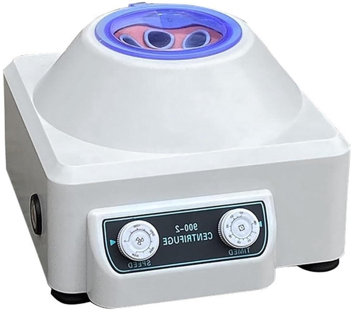 Laboratorium Centrifuge - Centrifugeer Machine - Stoffen Scheiden - Traploze Snelheidsregeling - 6x20ml - Wit