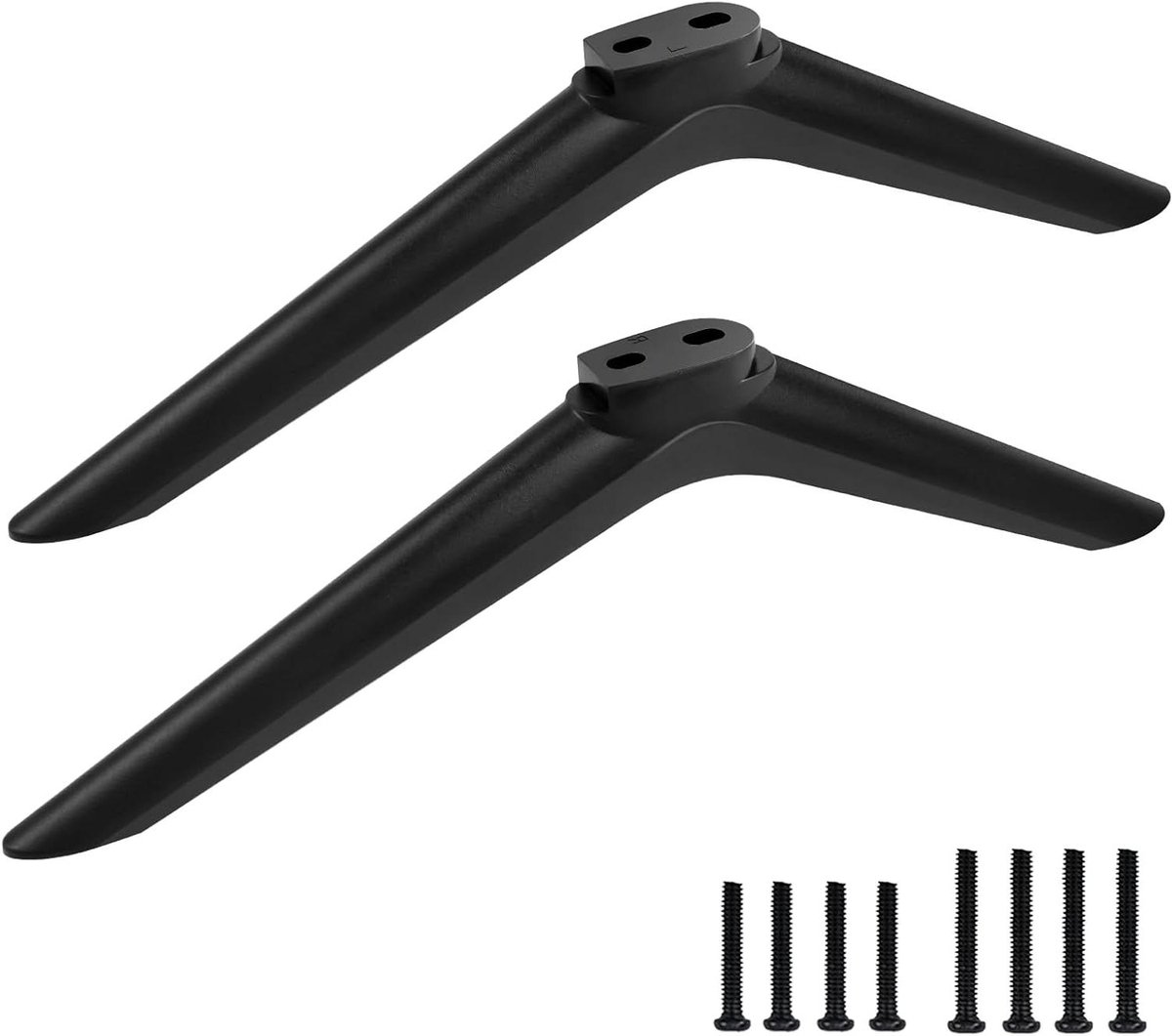 TV Stand Benen - Voetjes voor TV - TV Plaatsen - Geen Gaten Boren - 32-43 inch - Zwart