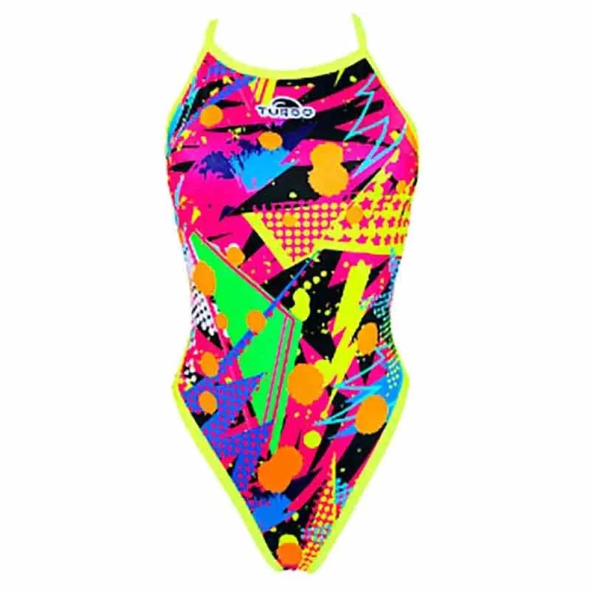 Turbo Pop Party Revolution Zwemkleding Veelkleurig M Vrouw Yellow