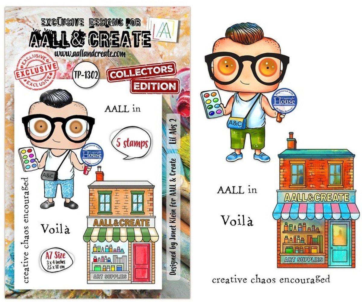 Aall & Create clearstamps A7 - Lil abs 2