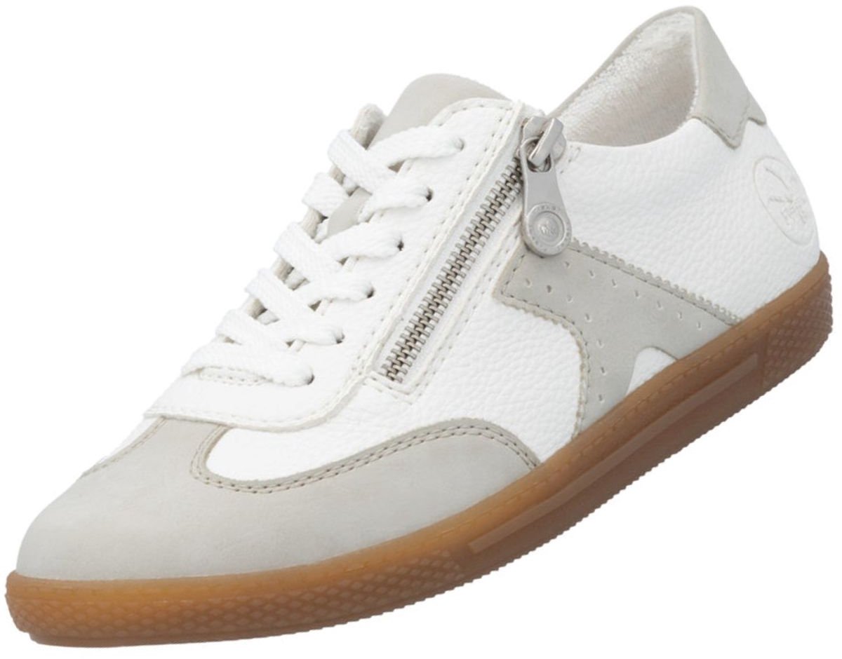 Rieker dames sneaker wit/grijs