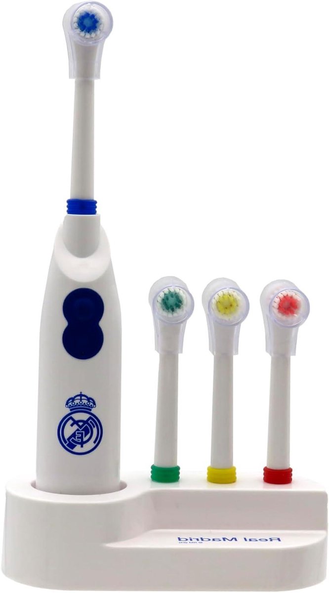 Elektrische Tandenborstel - Vibrerende Borstel - Goede Mondhygiëne - Ergonomisch Ontwerp - 3 Reservekoppen - Wit