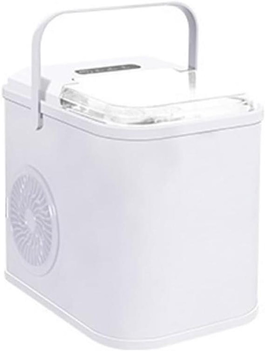 IJsblokjesmachine Aanrecht - IJsmachine Keuken - Drankjes Koelen - Snel 8 Blokjes - 10-12 kg Per Dag - Wit