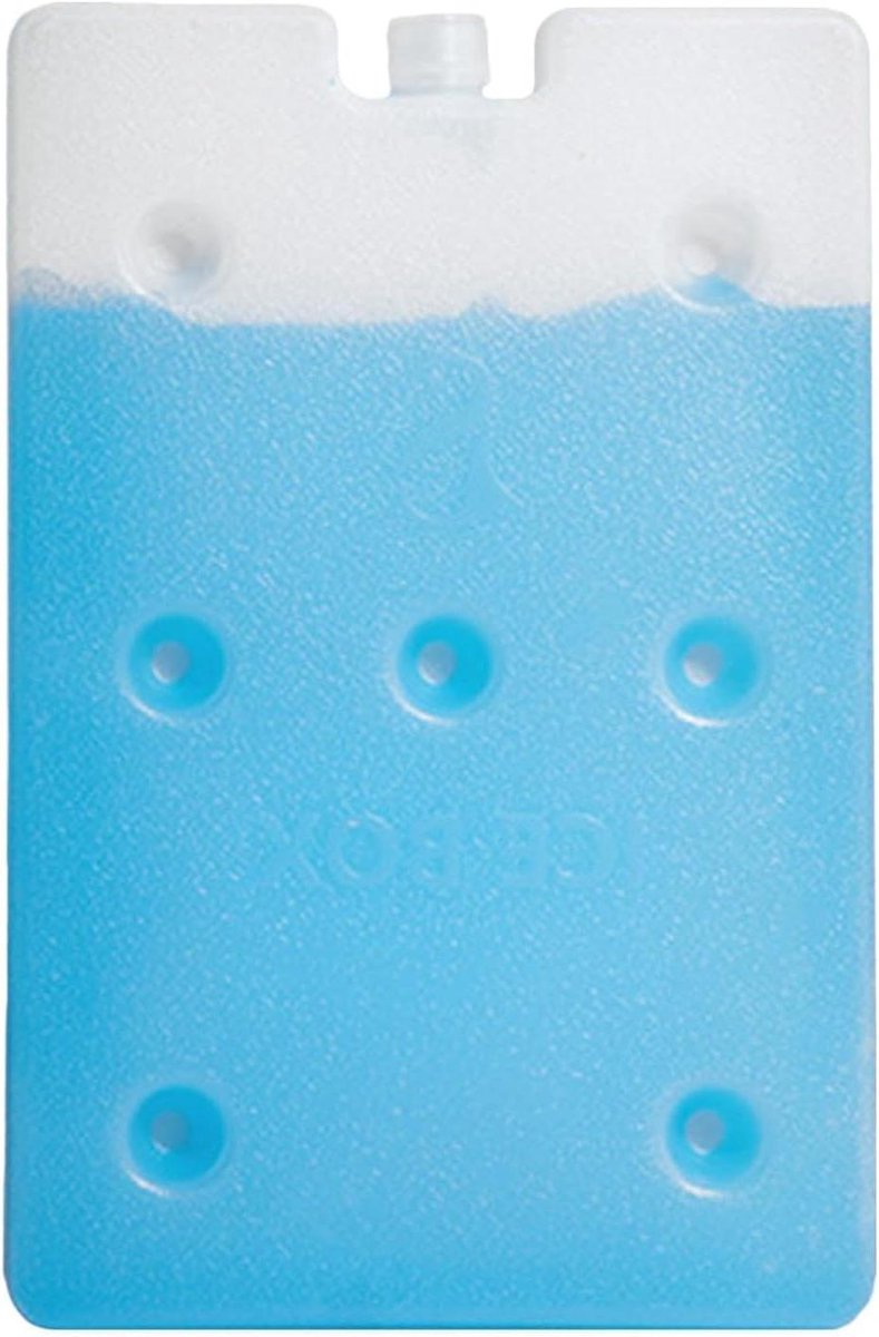 Koelelement Koelbox - Vriespakket IJsblok - Dranken Koel Houden - Herbruikbaar Stabiliteit - 600 ml - Wit