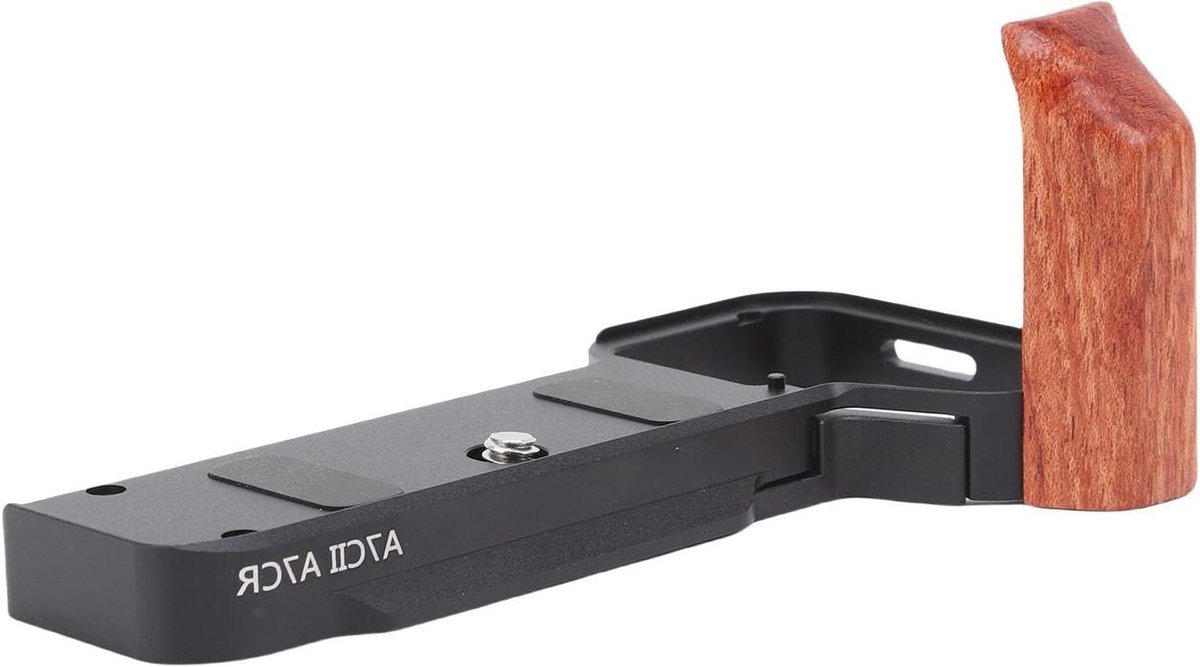 Camera Handgreep - L Plaatbeugel - Video Opname - ARCA Specificatie - Lichtgewicht - Zwart