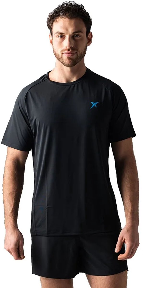 Drop Shot Campa Performance T-shirt Met Korte Mouwen Zwart XL Man