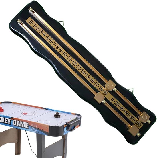 Biljart Scorebord - Puntenkaart Hout - Score Bijhouden - Gemakkelijk Afleesbaar - 45.9 cm Lengte - Zwart — afbeelding 5