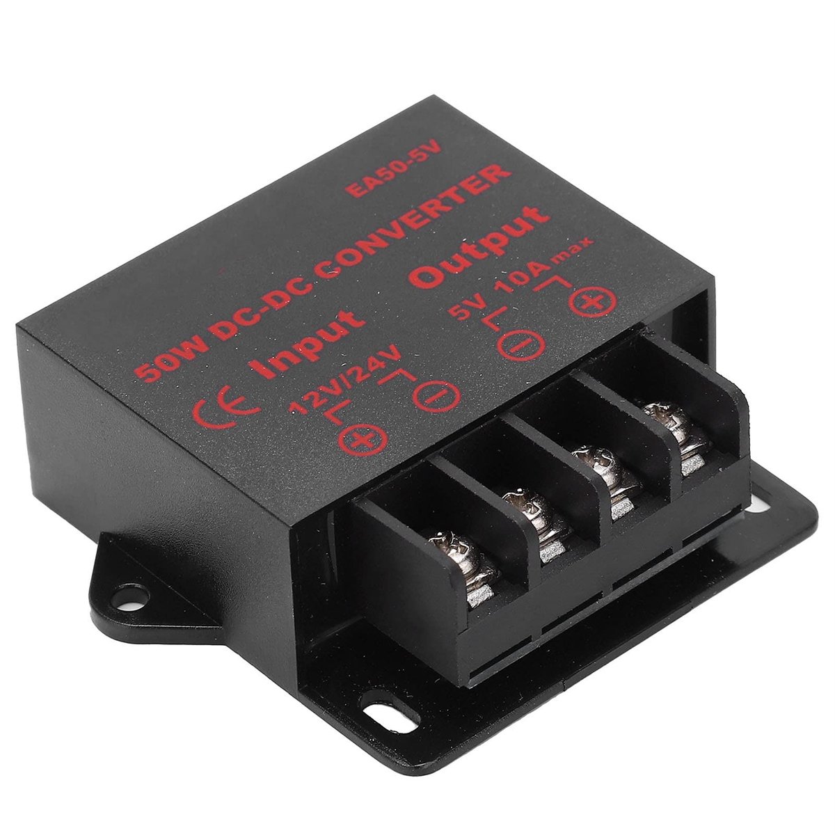 Dailygoody - Power Converter Adapter - DC Spanningsregelaar - Compact en Draagbaar - 5V 10A - Ideaal voor Motor en LED Strip - Betrouwbare Beveil