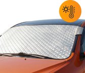 R2B Zonnescherm Auto Voorruit - 100 x 145 cm - 4 Laagse Bescherming - Geschikt als Anti-Vries Deken Auto - Zonwering Auto Voorruit - Zonwering Raam - Auto Zonnescherm