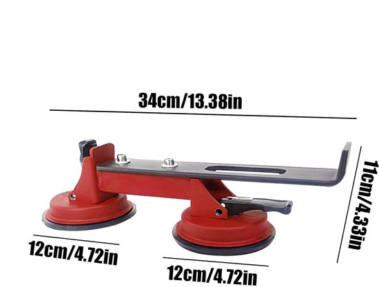 Vloer reparatiegereedschap - Laminaat fixer - Spleten dichten - Zuignap met grip - 22 kg - Niet gespecificeerd — afbeelding 3
