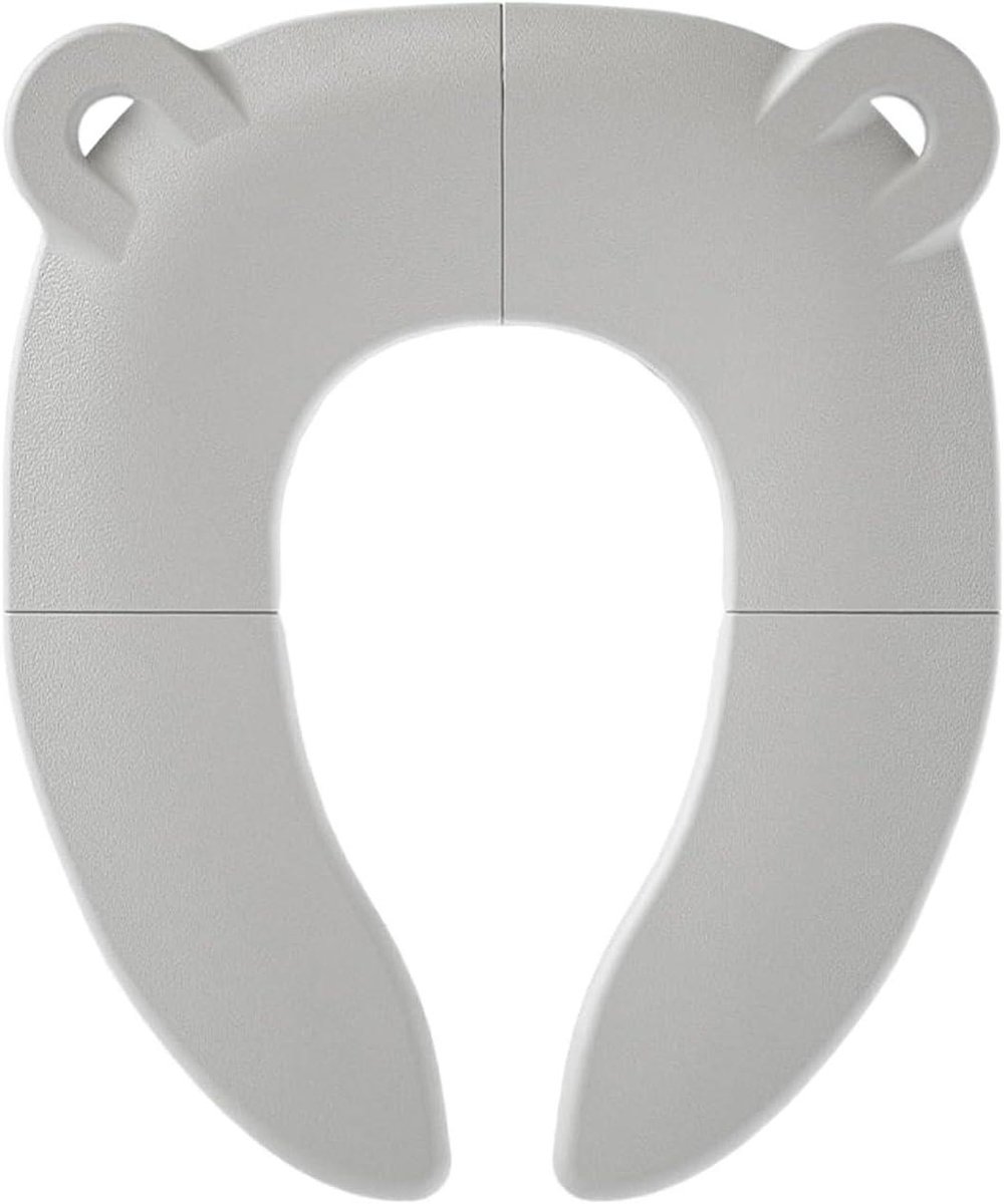 Opvouwbare Toiletbril - Potzitting Kinderen - Zindelijkheidstraining - Antislip Bodem - 18.5 x 15.5 cm - Zwart