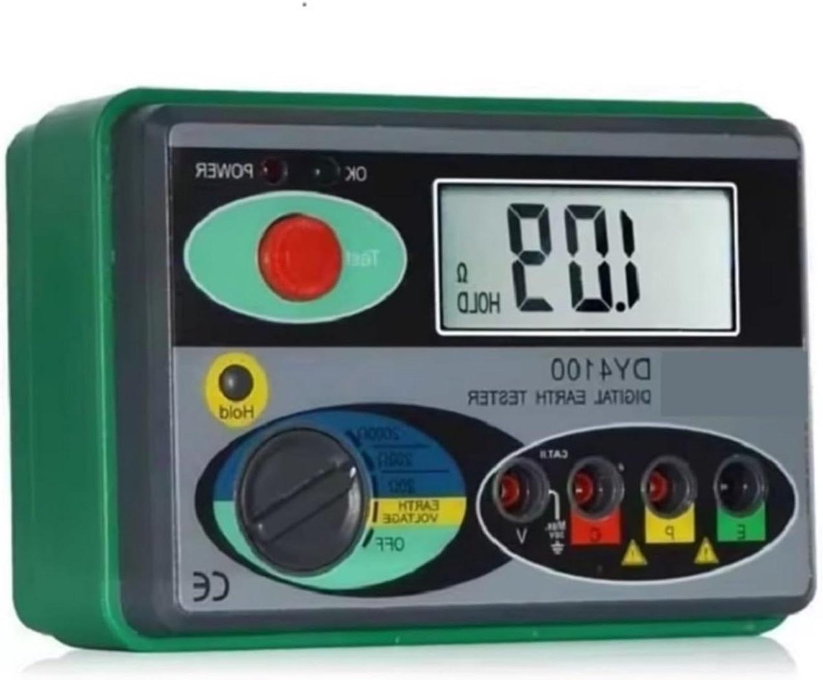 Digitale Aardingsmeter - Weerstandstester Ohmmeters - Elektrische Veiligheid Testen - Hoge Precisie Meting - 0-2000 Ohm - Niet gespecificeerd