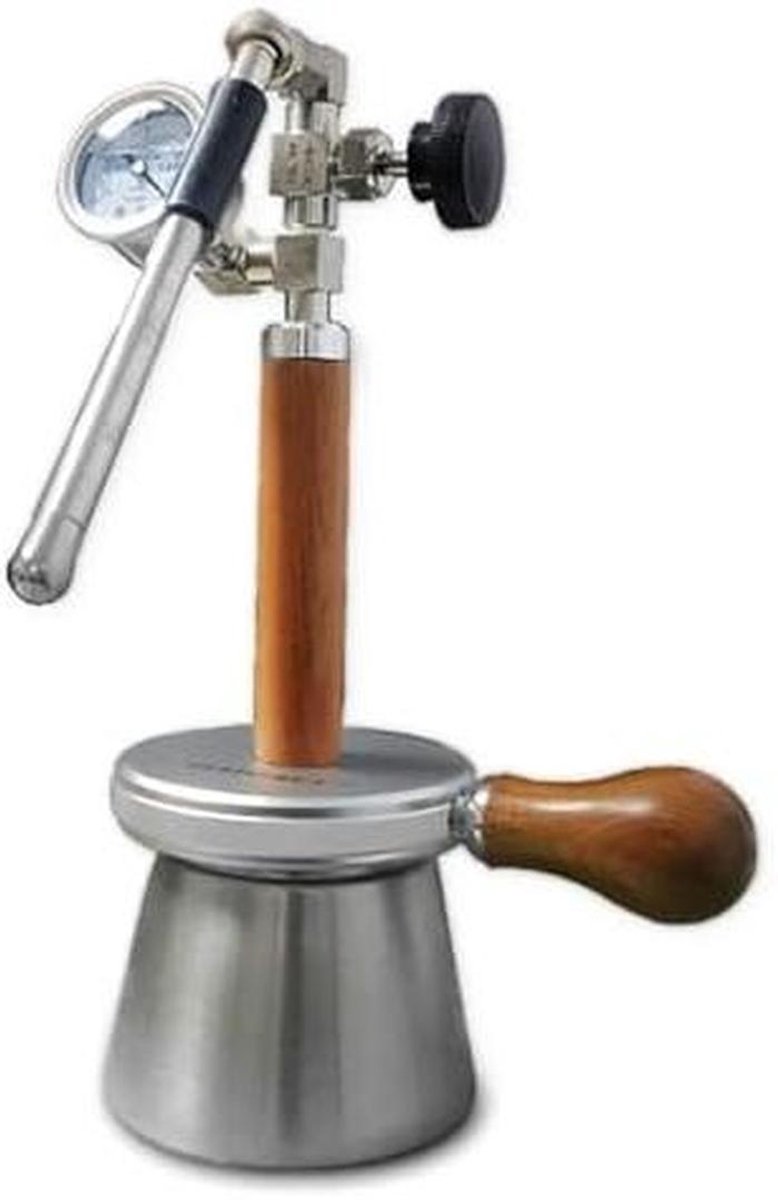 Elektrische Melkschuimer - Stoomapparaat Melkopschuimer - Barista Kwaliteit Schuim - 3-Gaats Stoommondstuk - 350 ml - Zilver
