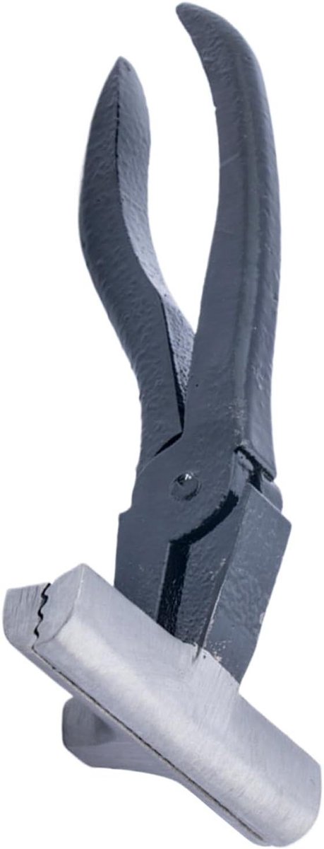 Canvastang - Schilder tang - Canvas spannen - Automatische terugkeer - ca. 19 x 8 cm - Zilverkleurig