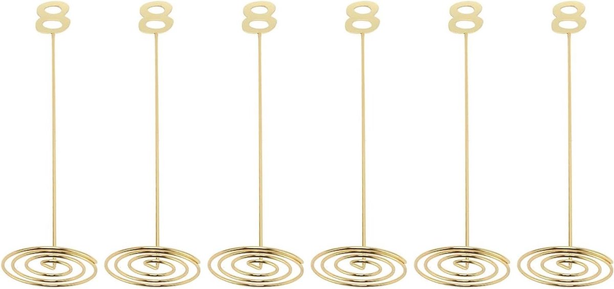 Metalen Tafelnummer - Banket Nummer - Feest Organiseren - Roestbestendig IJzer - 30 x 7 cm - Zilver