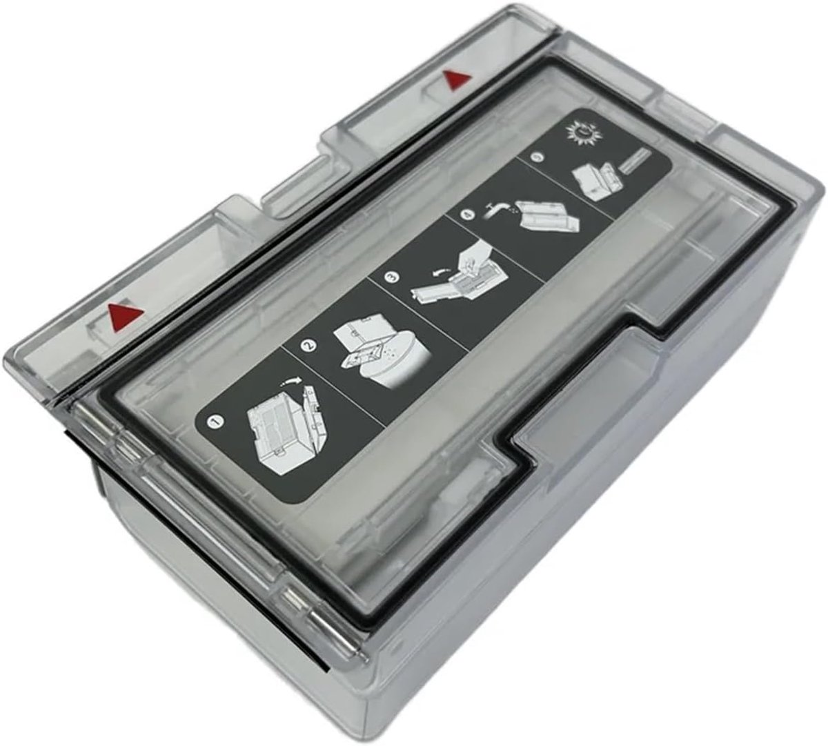 Stofzuiger Stofbak - Vuilnisbak Container - Robotstofzuiger Onderhoud - Grotere Capaciteit - 400ml - Wit