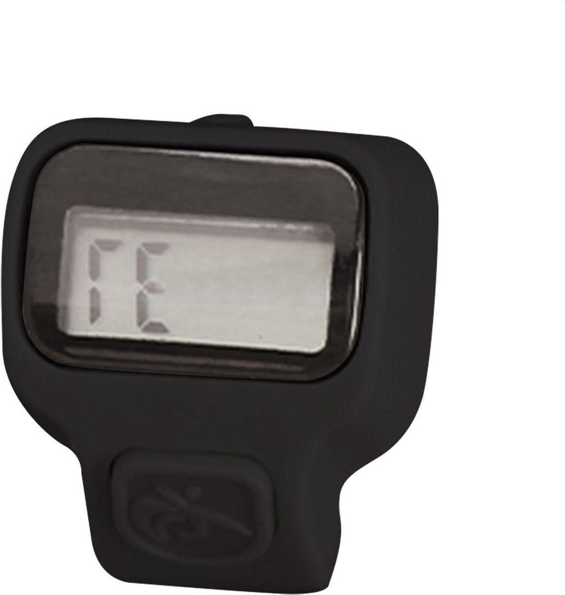 Digitale Teller - Vingerteller Nummer - Nauwkeurig Tellen - Automatische Stop - 6 x 4 cm - Zwart