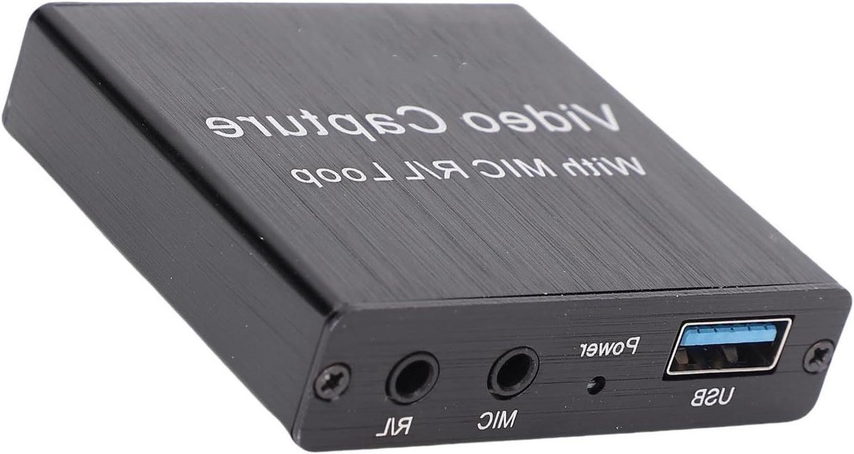 HDMI Capture Card - Video Opnamekaart - Live Streamen - 4K Input Resolutie - 1080p 60Hz - Zwart