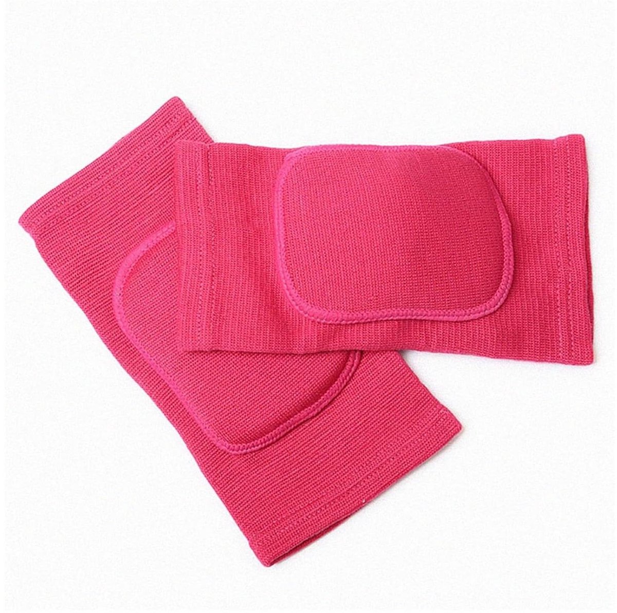 Kniebeschermers - Kniebandage Sport - Stabiliteit tijdens sport - Flexibele bewegingsvrijheid - L (60-90 kg) - Roze