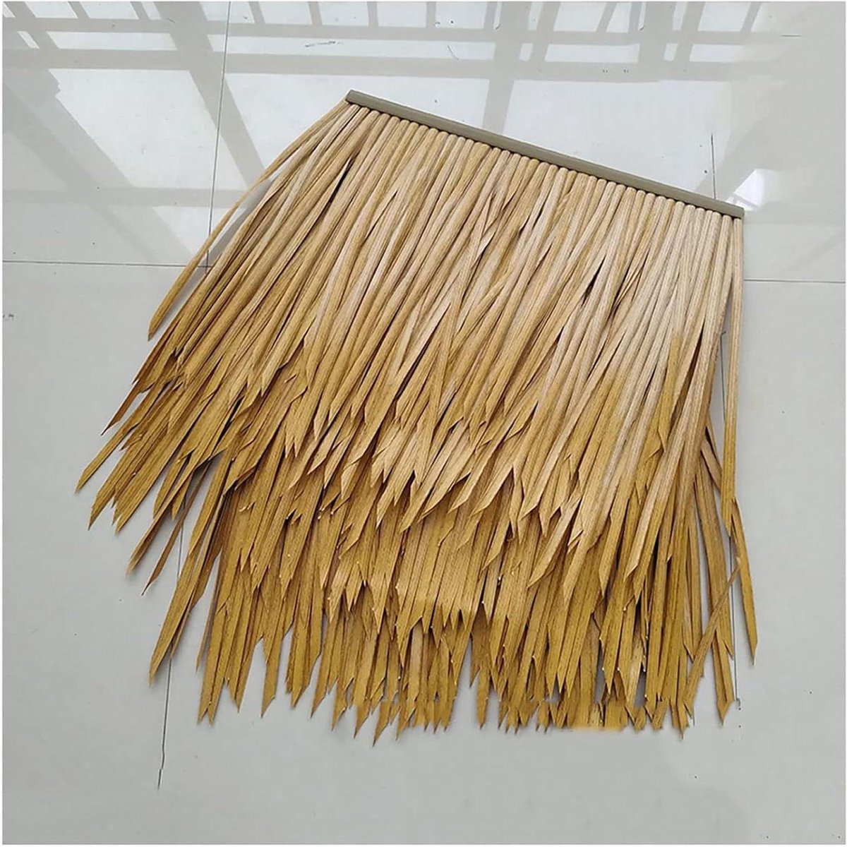 Kunstmatig Riet - Stro Dak - Decoratie Bouwen - Weerbestendig Materiaal - 50cm Breed - Natuurlijk