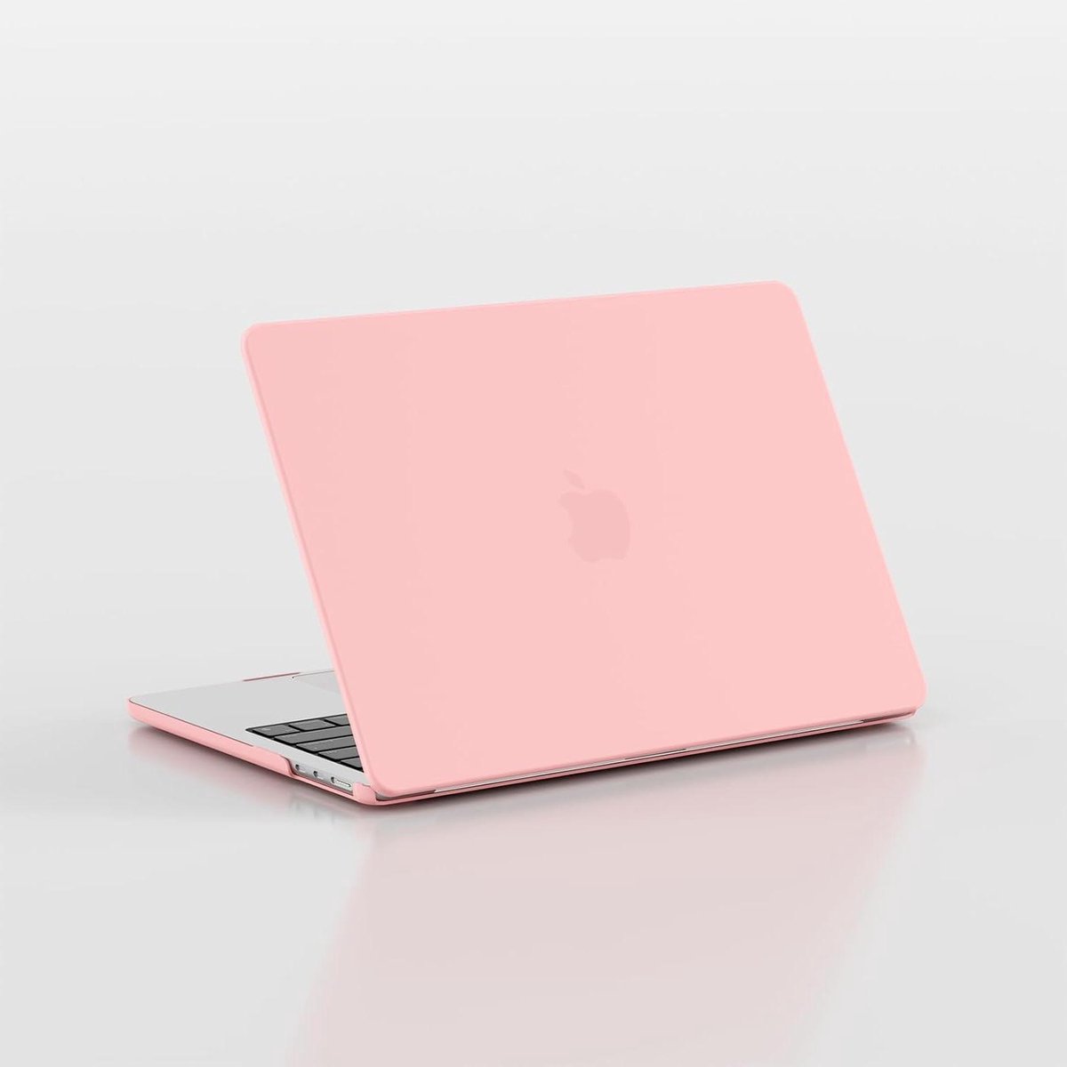 Laptop Beschermhoes - Harde Case - Apparaat Beschermen - Mat Semi Transparant - 13 Inch - Roze