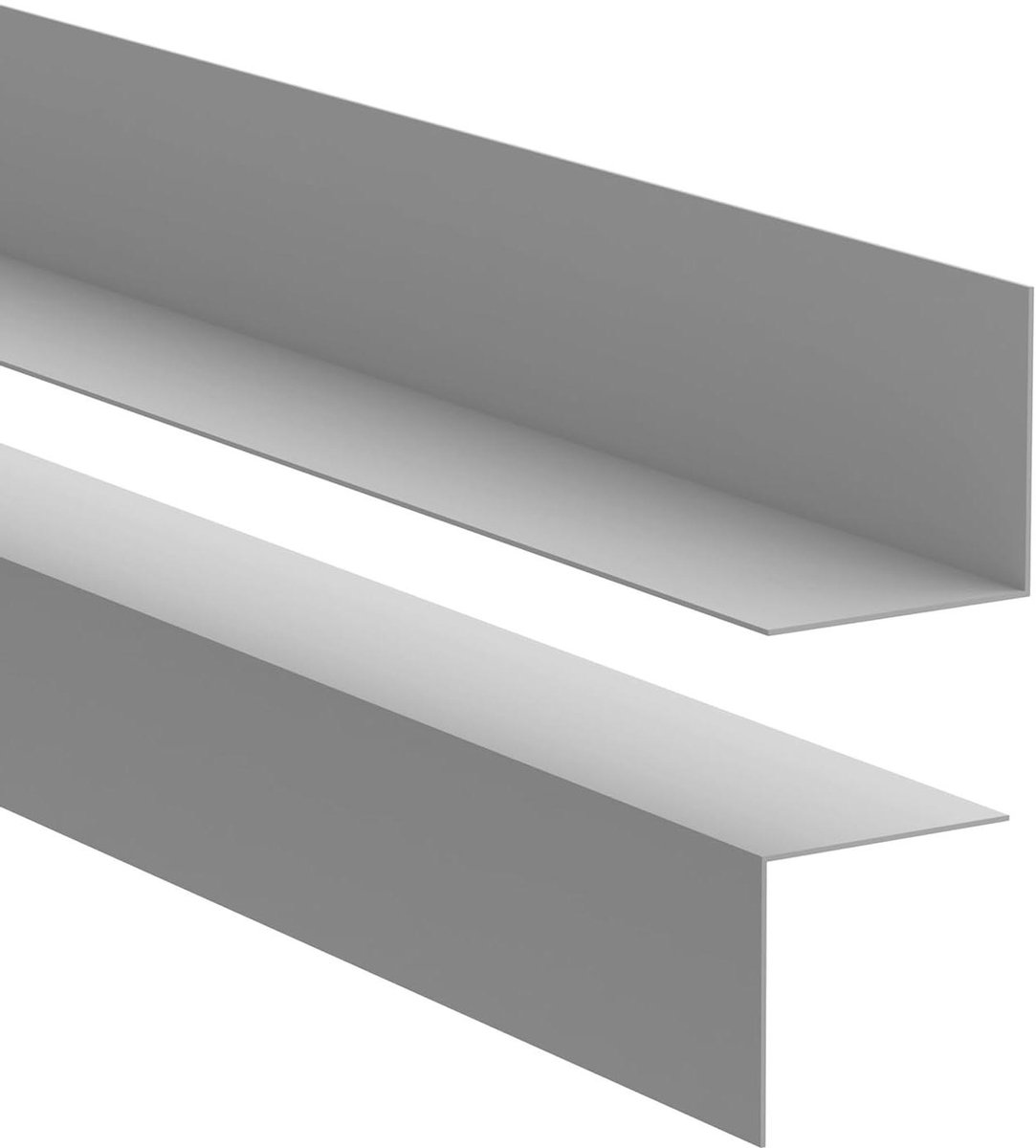 Pvc Plint - Vloerlijst - Moderne Afwerking - Eenvoudige Montage - 200 cm - Grijs