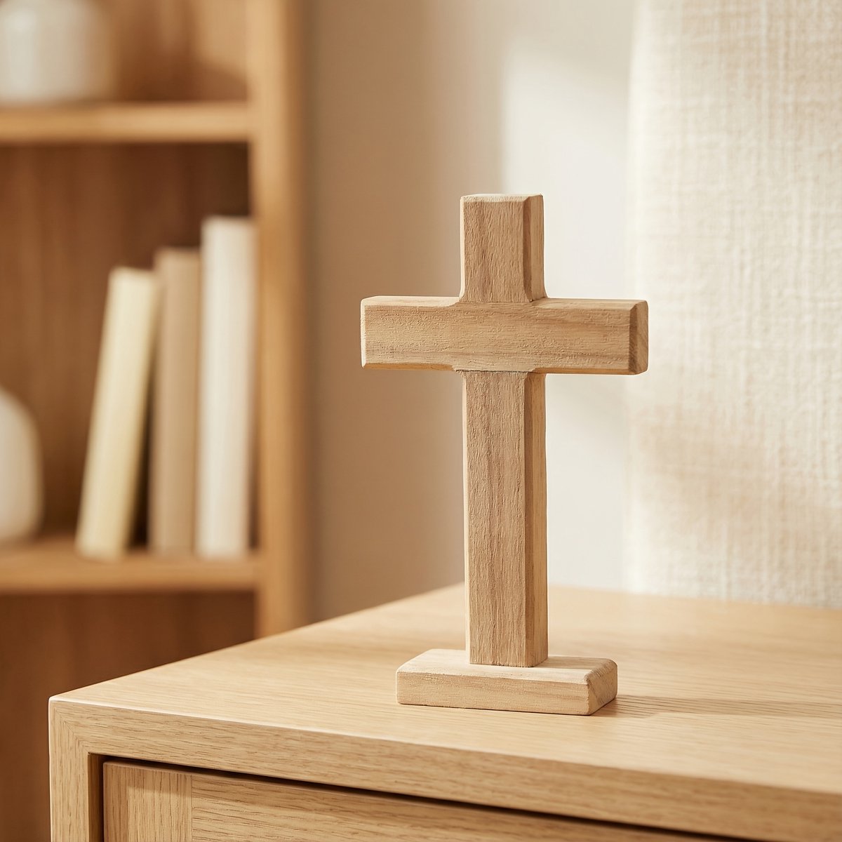VANDAAG VERZONDEN - 2 STUKS - Houten Kruis - Groot 21cm - Christelijk - Jezus - Bijbel - Pasen Goede Vrijdag