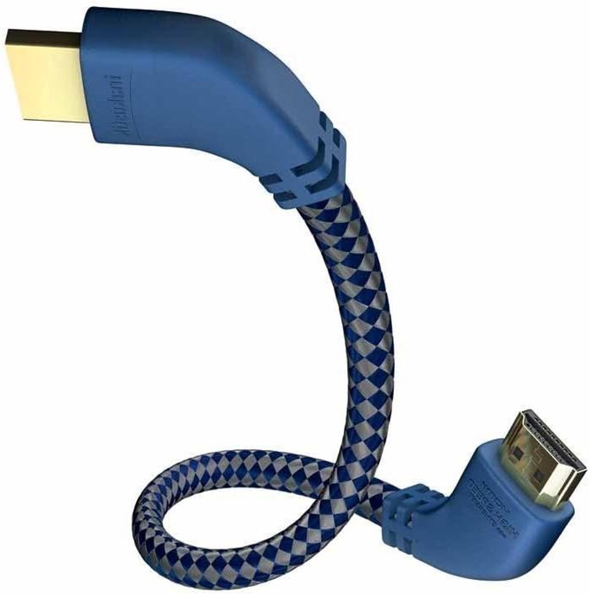 HDMI Kabel - Videokabel - Beeldoverdracht - Gouden Contacten - 2 Meter - Blauw