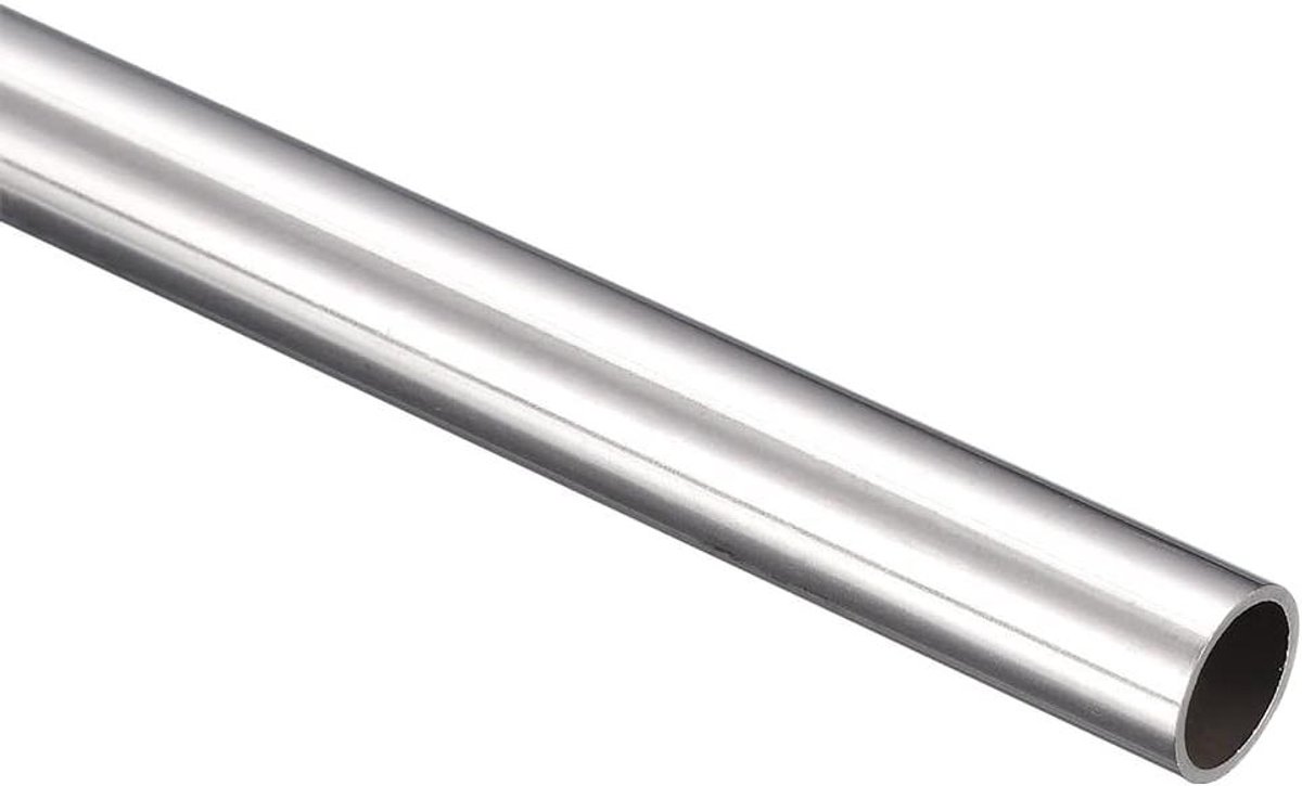 Roestvrijstalen Buis - Metalen Slang - Industriële Toepassingen - Naadloze Constructie - 14x1x250 mm - Zilver