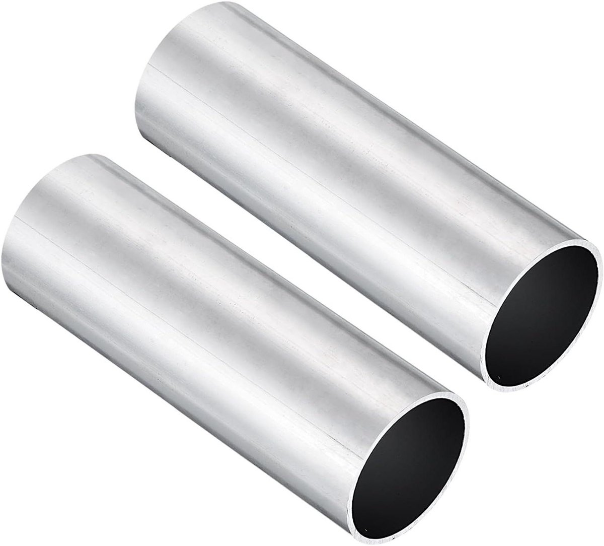 Aluminium Ronde Buis - Metalen Pijp - Constructie & Projecten - Corrosiebestendig Lichtgewicht - 200 mm Lengte - Zilver