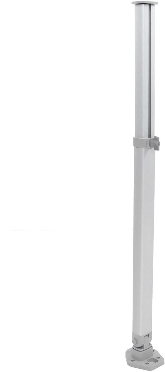 ONF3 - In Hoogte Verstelbare Tafelpoot - Opvouwbare Steun - Zilver - Telescopische Steun - Veilig en betrouwbaar voor Caravan en Boot - Geschikt...