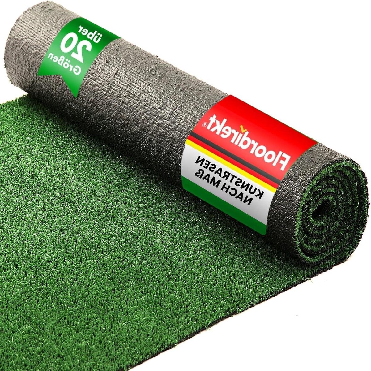 Kunstgras Tapijt - Balkon Tapijt - Buiten Decoratie - UV-bestendig - 1 x 3 m - Groen
