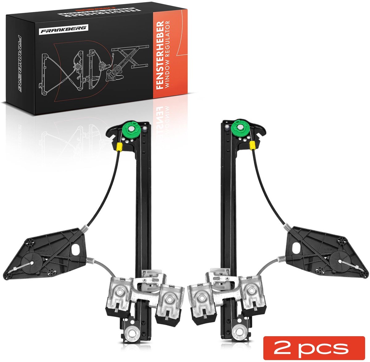 Frankberg 2x Raambediening Achter voor Seat Ibiza 4 6J5 6P1 ST